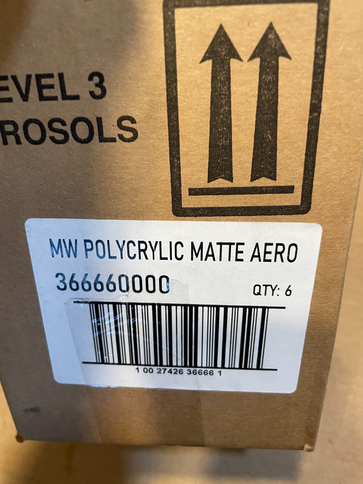 6 pcs. Minwax Polycrylic Protective Finish Aerosol 11.5 oz Crystal Clear Matte