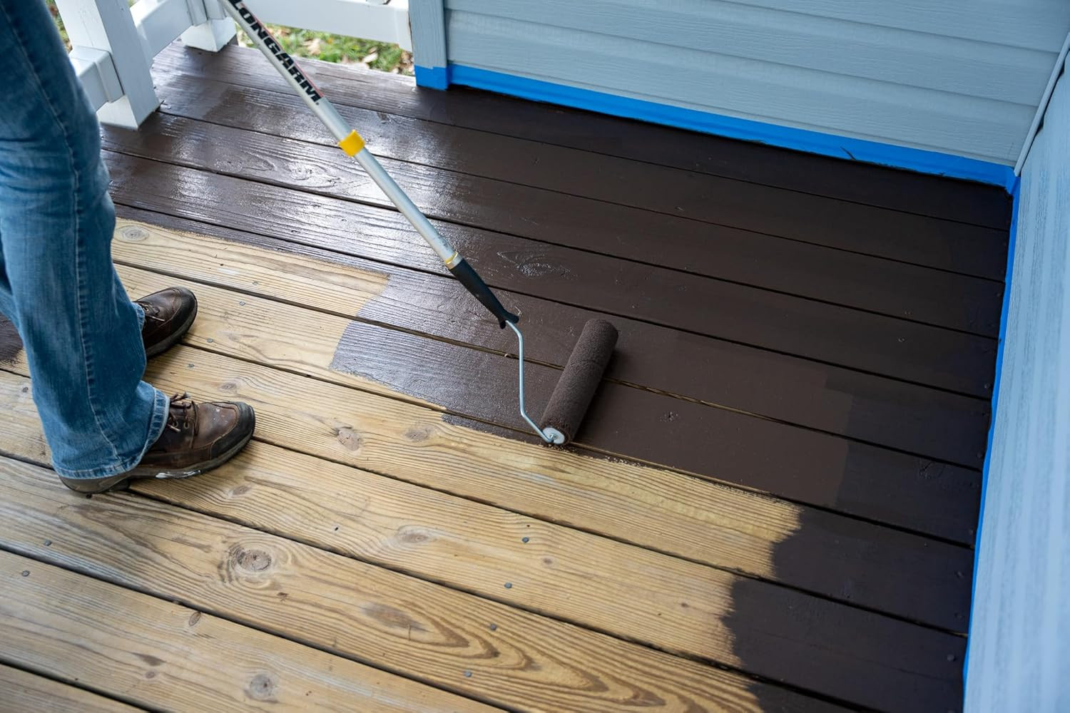 #1 Deck Premium Advanced Solid Color Outdoor Wood Stain and Sealer in One – Wate