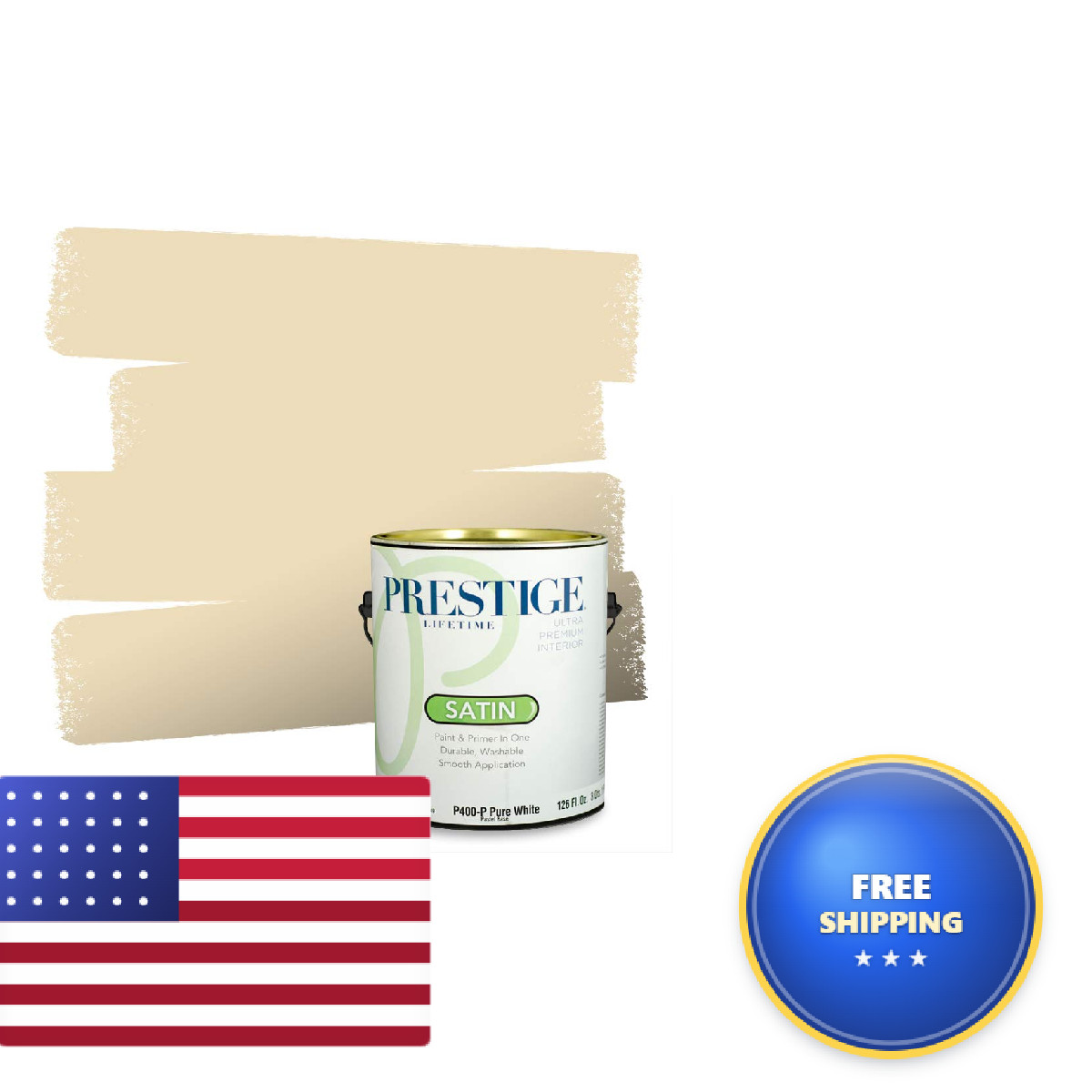 Prestige Paints Interior Paint And Premiumr In One 1-Gallon Satin Comparable