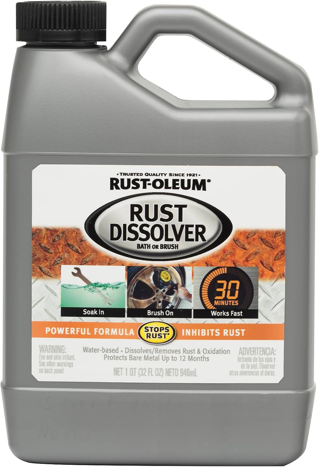 Rust-Oleum Rust Dissolver Soak & Bath | Heavy-Duty Corrosion Remover for Metal T