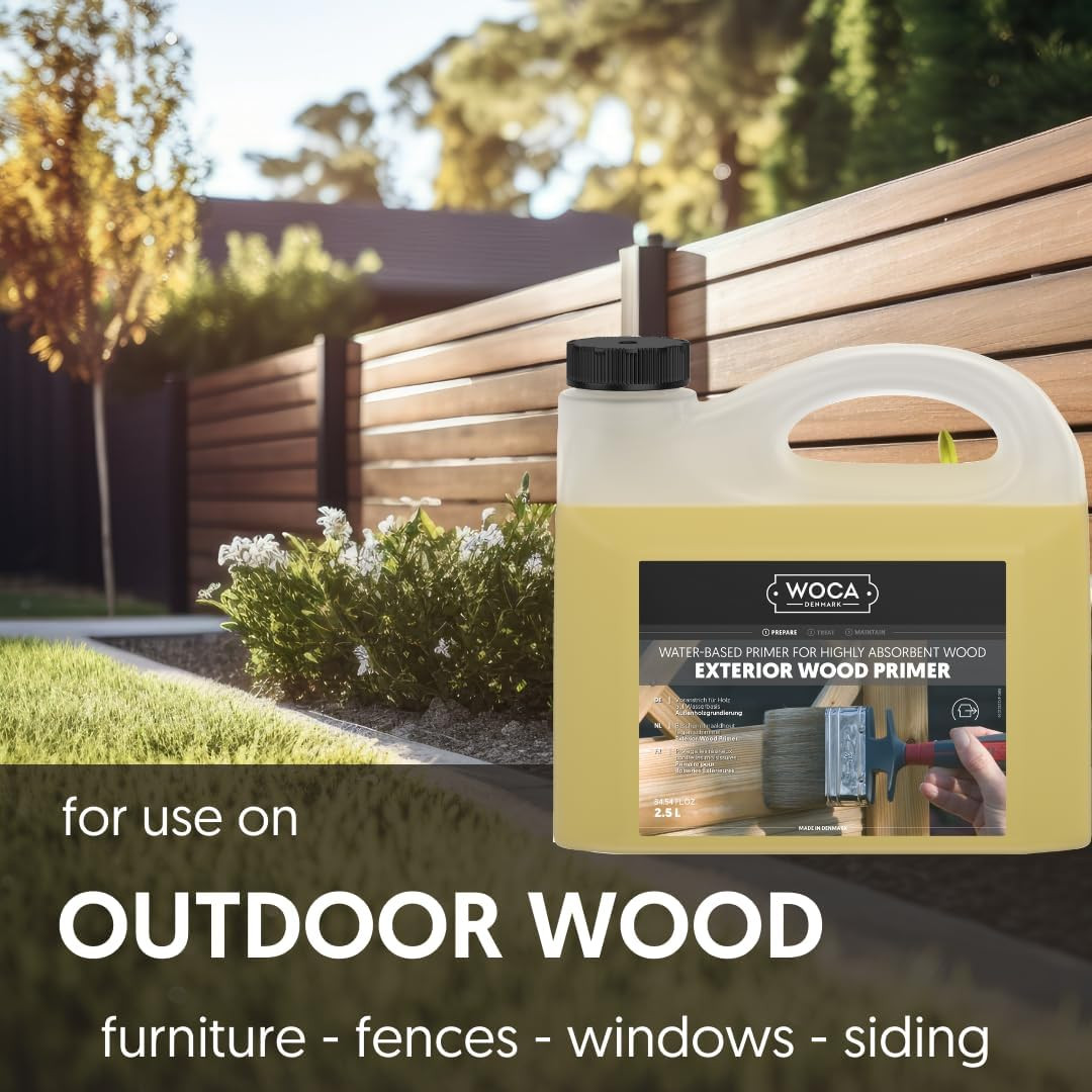 Eco-Friendly Wood Primer 2.5L – Water-Based, Moisture Resistant Finish