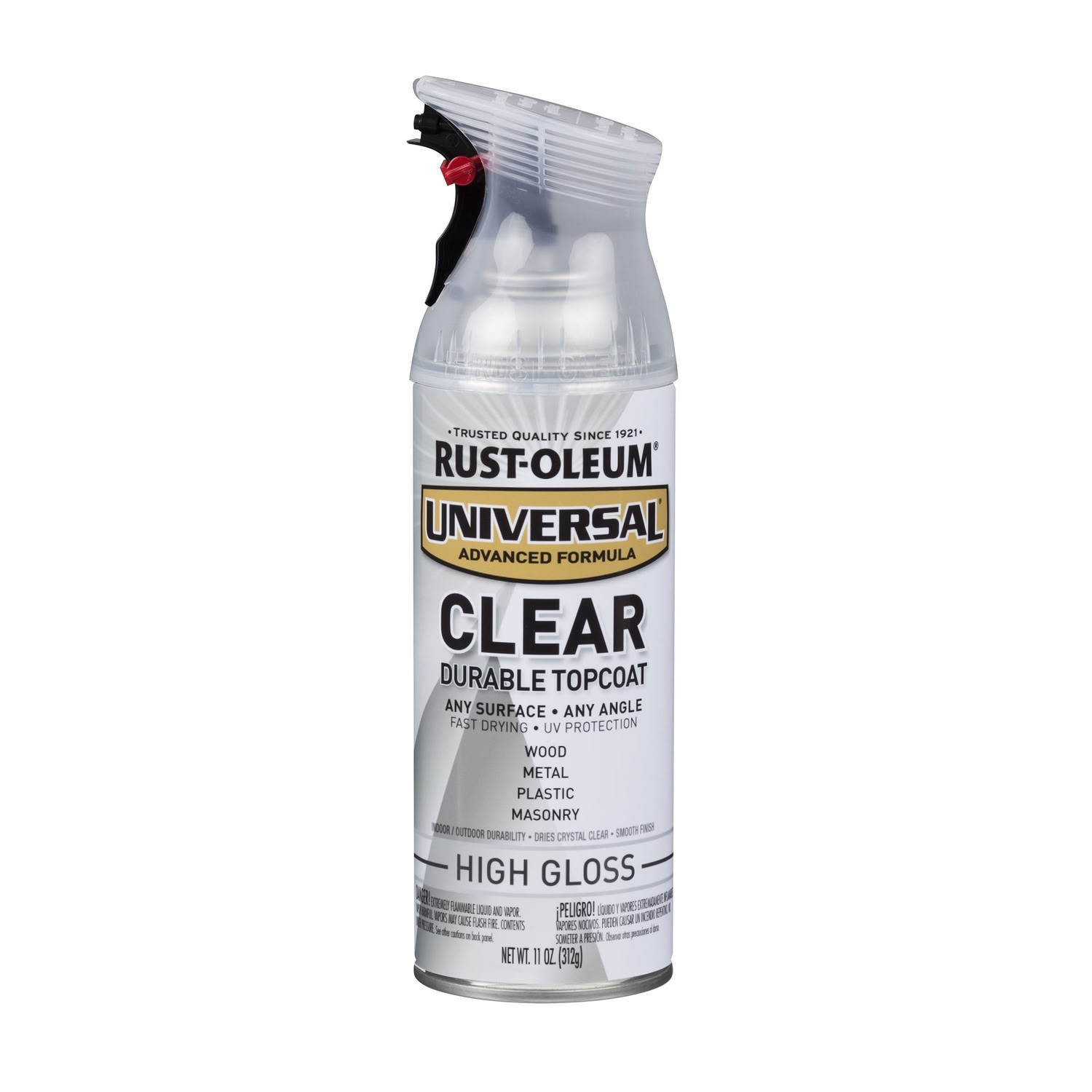 3 Pack Rust-Oleum Universal Topcoat High Gloss Clear Spray Paint 302110