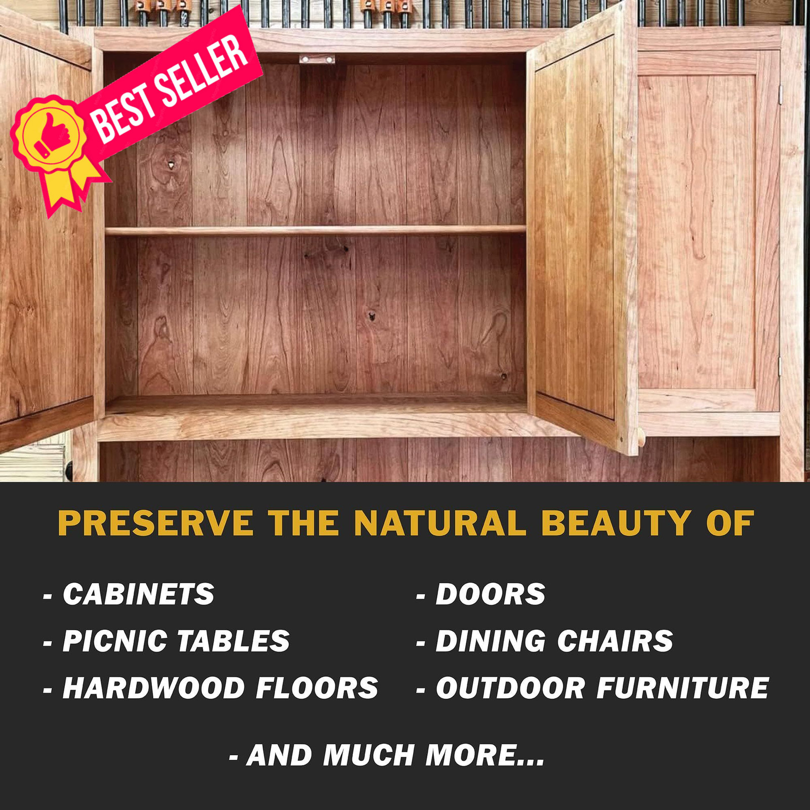 Walrus Oil – 100% Pure Tung Oil, Wood Finish for Any 128 oz, Black