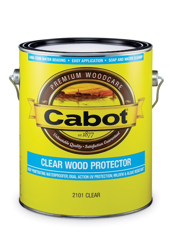 Cabot Stain Water Based Finish: Flat Clear Container Size Gl Low Voc (Pack of 4)