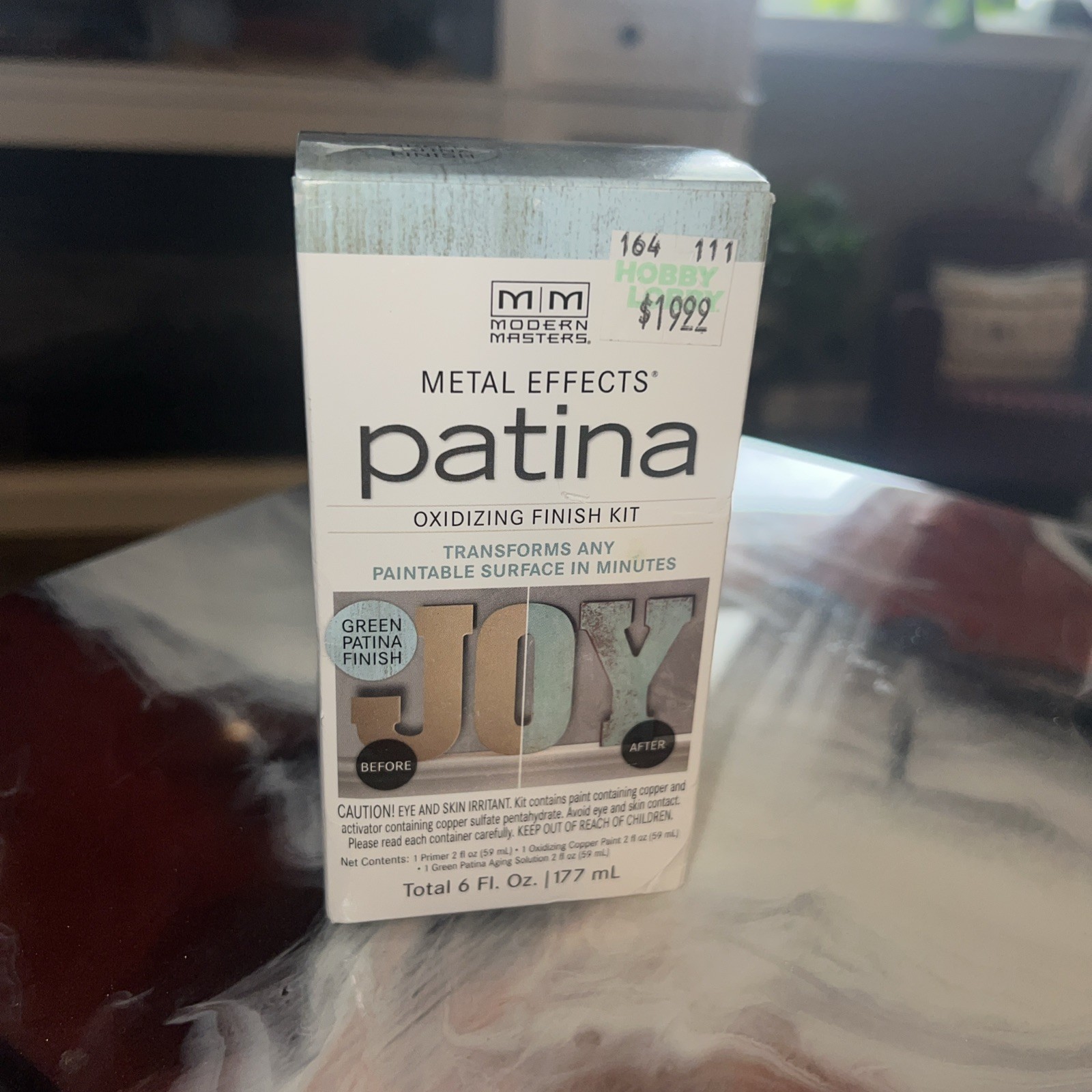 Modern Masters Metal Effects Oxidizing Finish Kit-Blue Patina