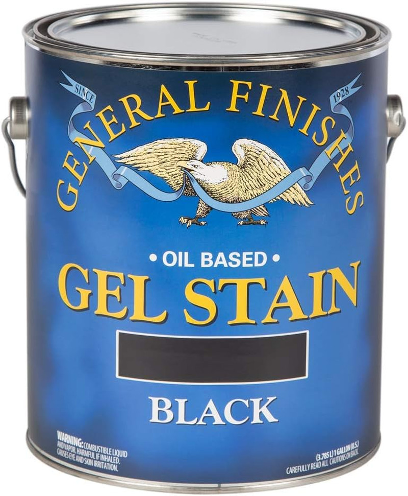 Oil Base Gel Stain, 1 Gallon, Black