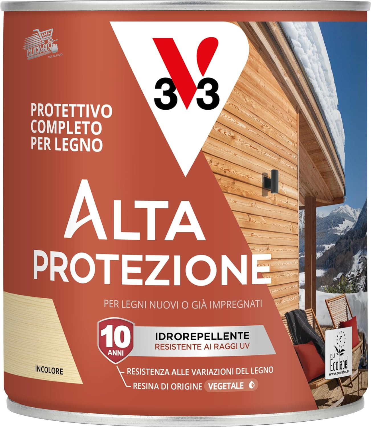 V33 Indoor Outdoor Wood Impregnator Water Protective Anti-Drip Satin