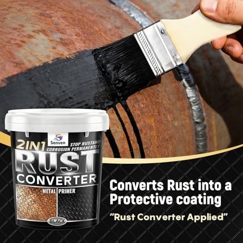 Rust Converter for Metal 2 in 1 Rust Converter Metal Primer 35 oz Black Rust …