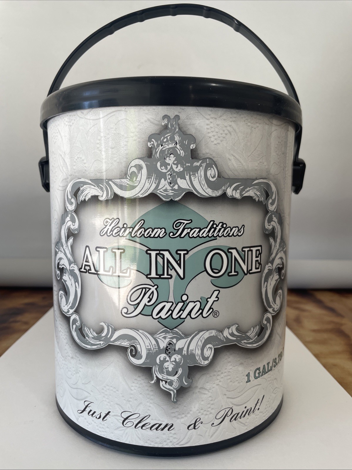 ALL-IN-ONE Paint – (Oyster), 1 Gallon /128oz – No Sanding Cabinet Quality