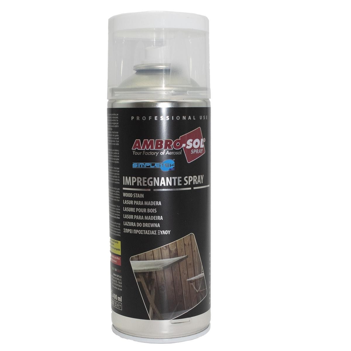 Impregnating Spray for White Wood Protective Fixtures Pergolas Boats 400ml_