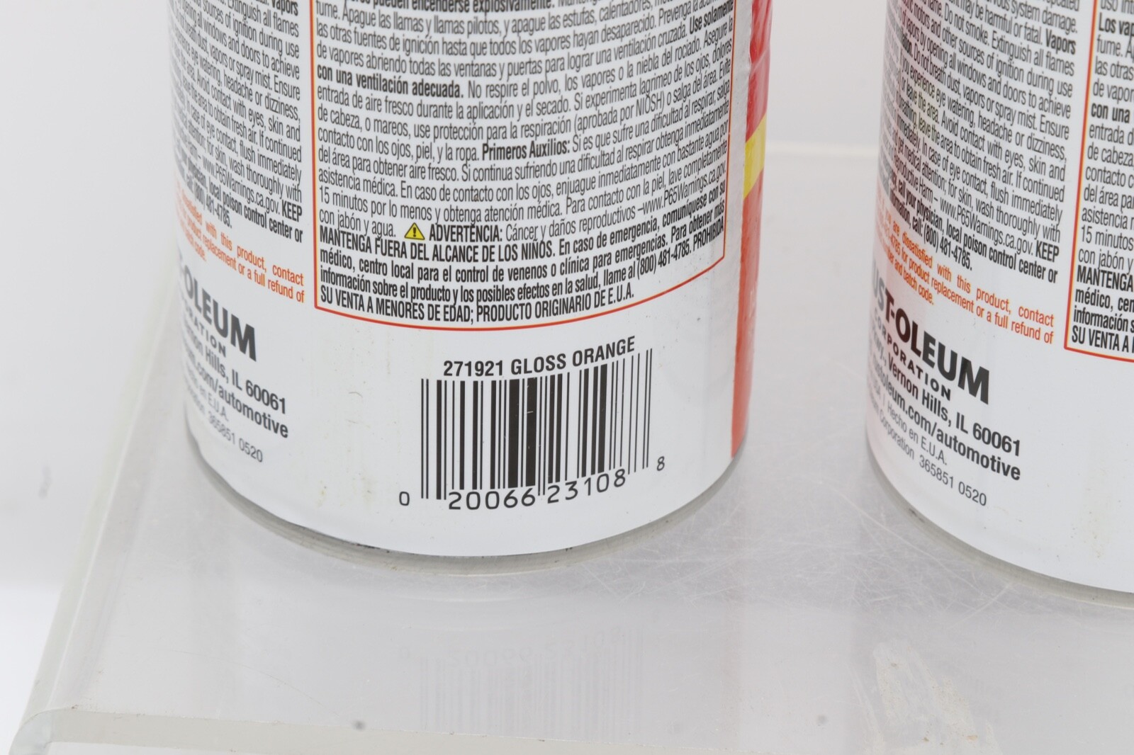 3 Rust-Oleum Painter’s Touch 2X Ultra Cover Spray Paint 12 oz Gloss Orange