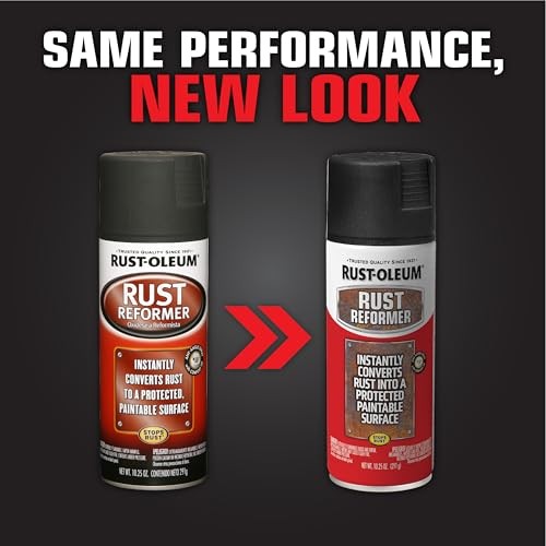 248658 Stops Rust Reformer Spray Paint0.25 oz, Matte Black 1