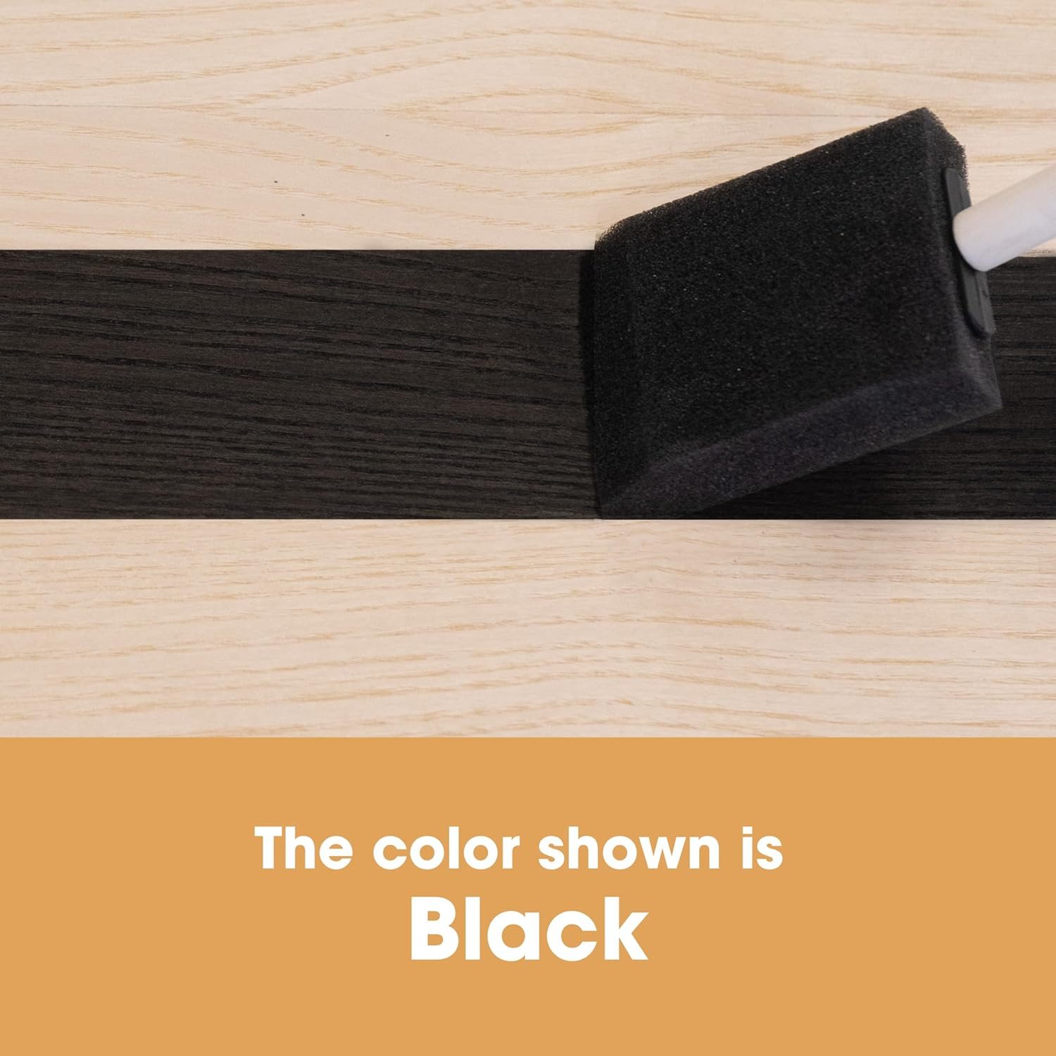 Furniture Clinic Wood Stain | Black | Water Based | Fast Drying, Low Odor, & Non