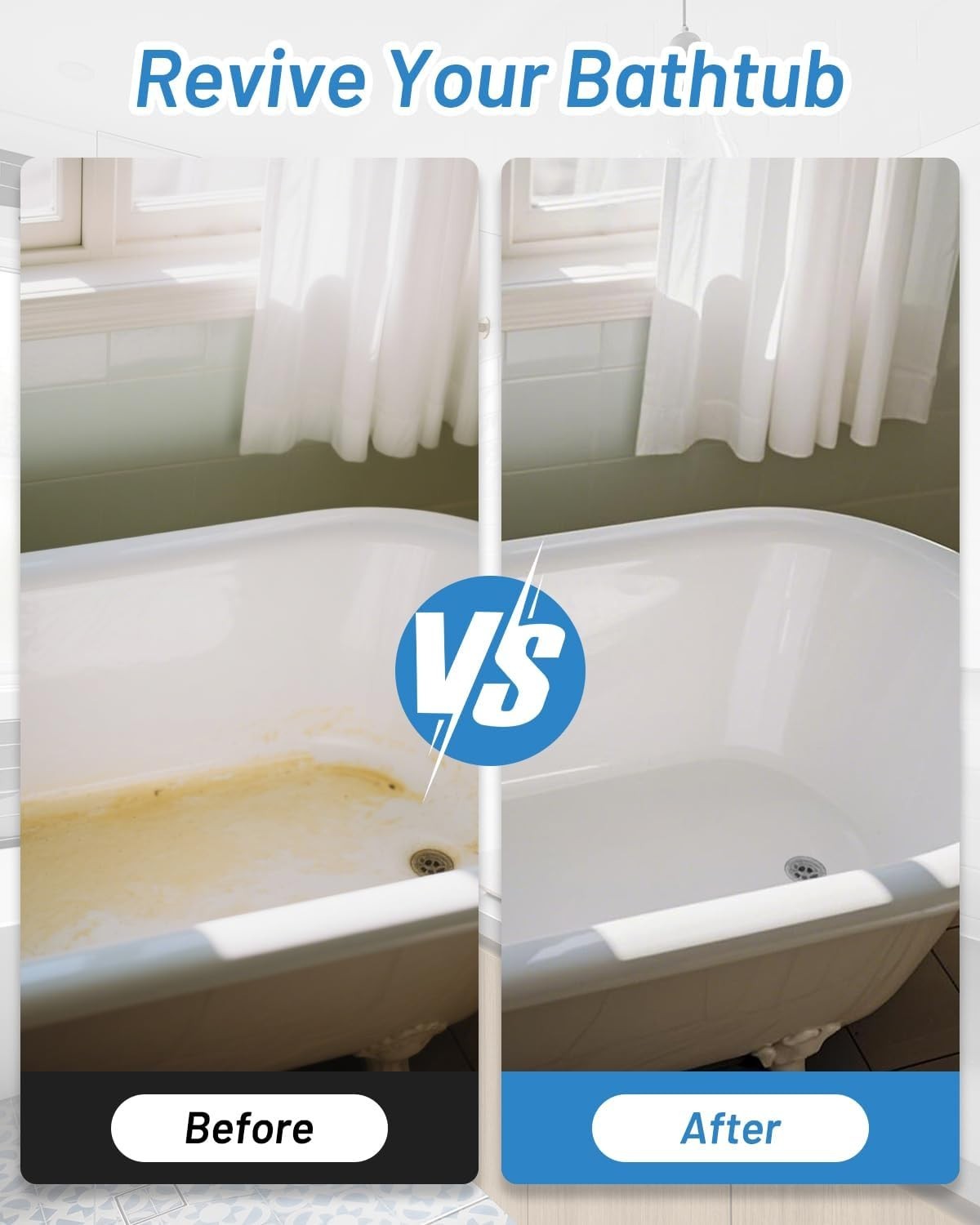 Tub and Tile Refinish Solution – White, 50-55sq.ft