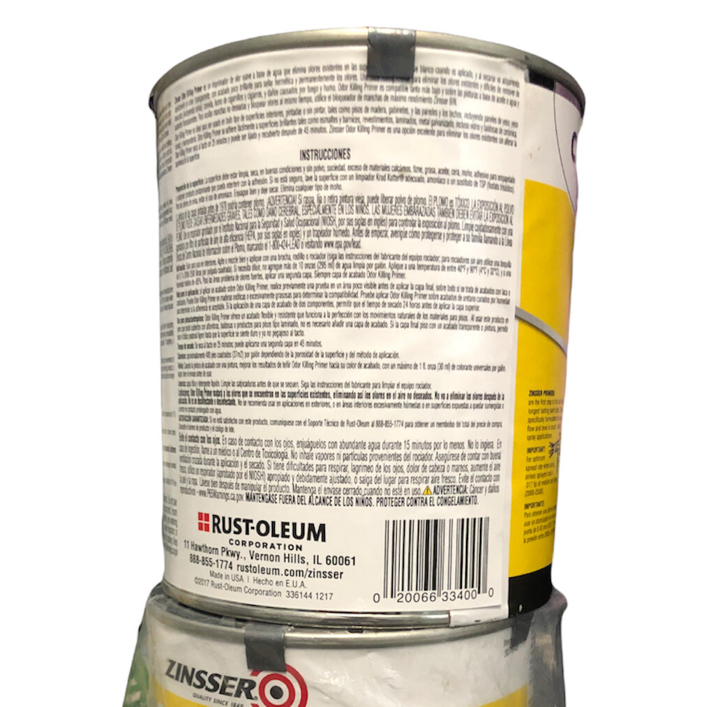 1-Zinsser Clear Primer For All Surfaces 1 qt. Pets, Urine, Tobacco