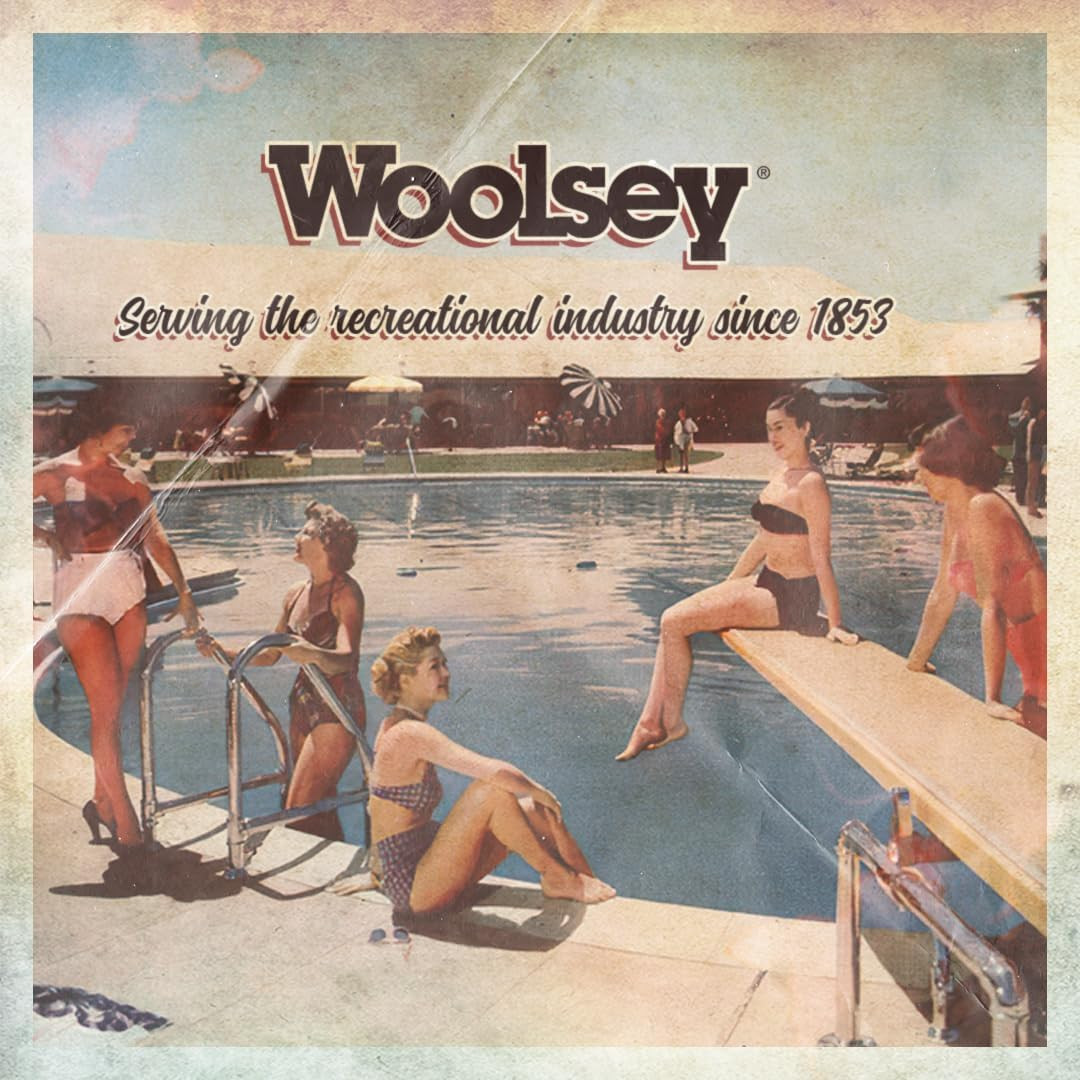 Woolsey Epoxy Pool Paint Natural Gray 1 Gal Satin Finish, Stain Chemical Resist