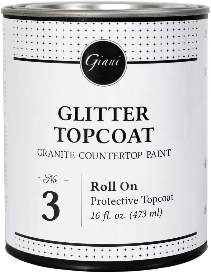 Paint Glitter Top Coat Step 3