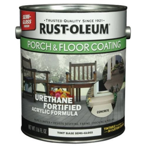RUST-OLEUM 262361 Gallon Tint Base Semi-Gloss 128 Fl Oz (Pack of 1), White