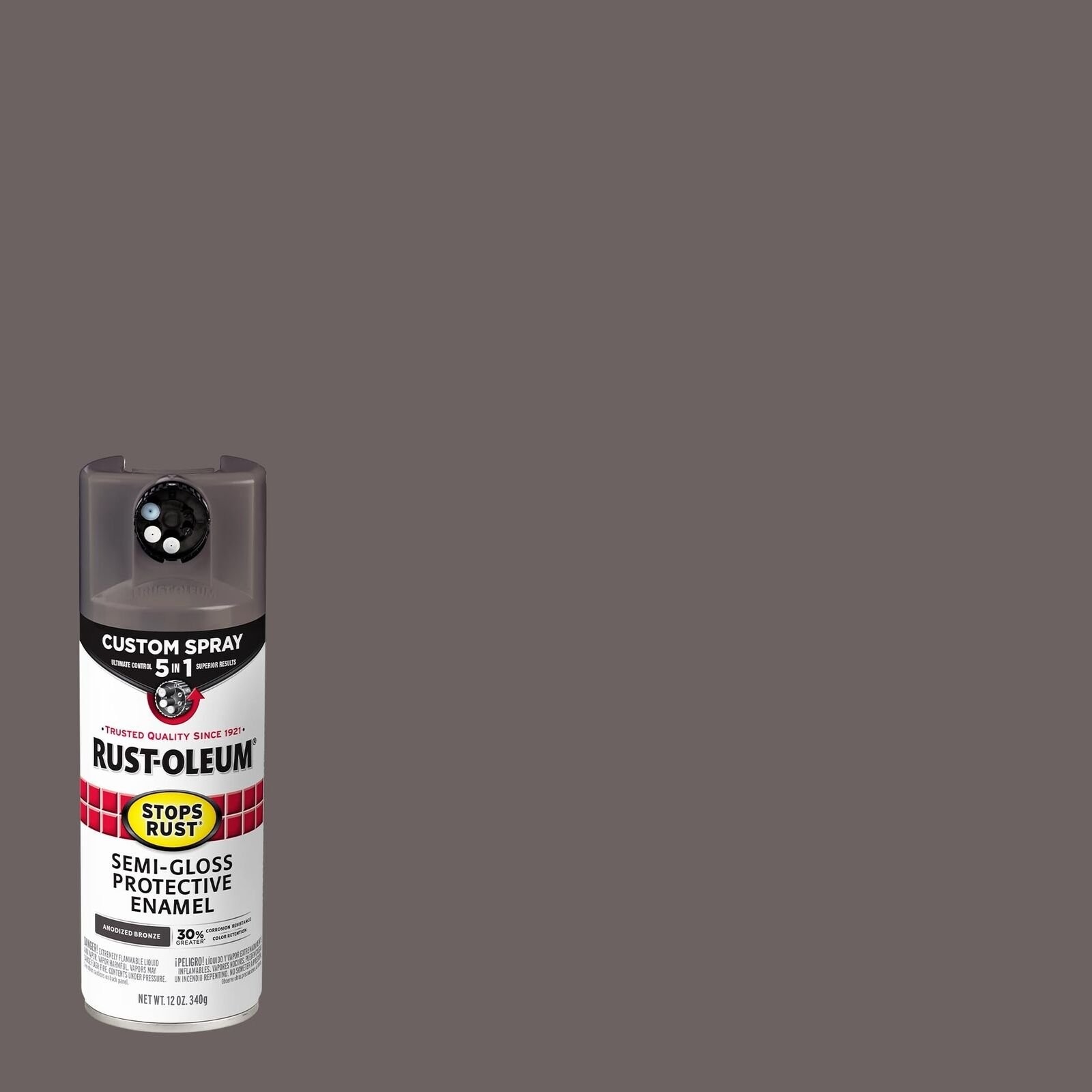 Rust-Oleum 376911-6PK Stops Rust Custom Spray 5-in-1 Spray Paint, 12 oz,…