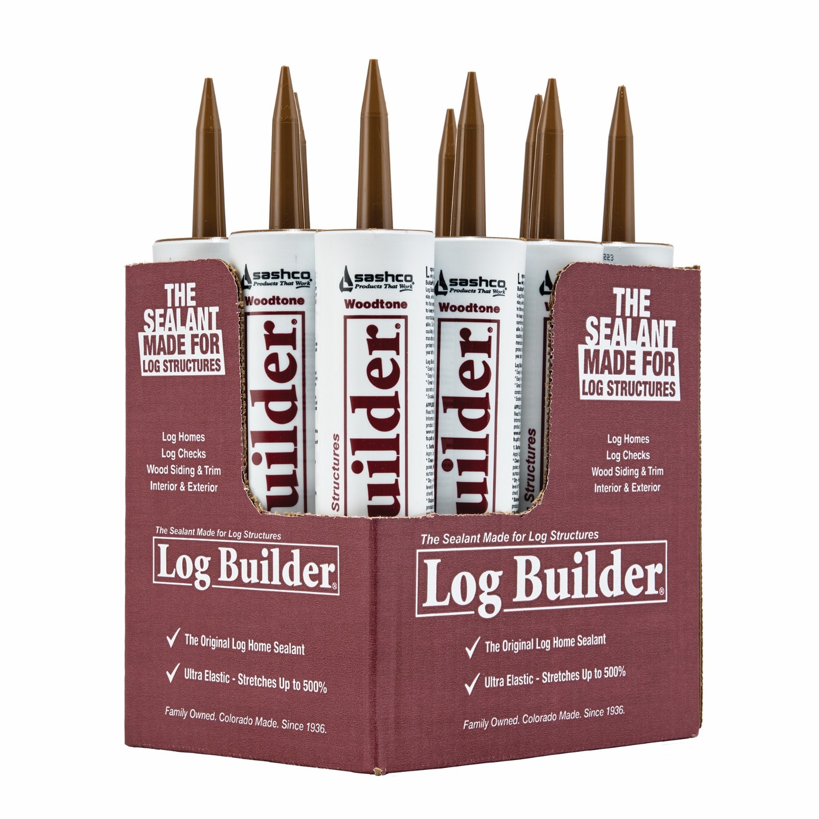 Sashco Log Builder woodtone 10.5 (case of 12)