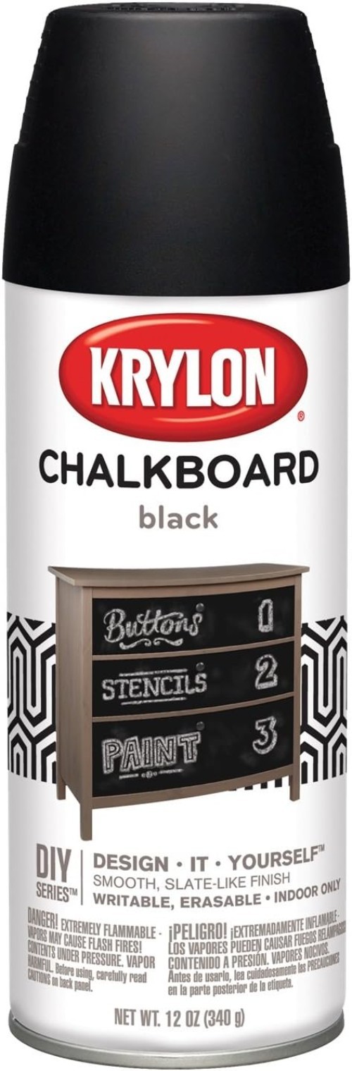 Transform Your Space with 12 oz Indoor Spray Paint – Rich Matte Black Finish