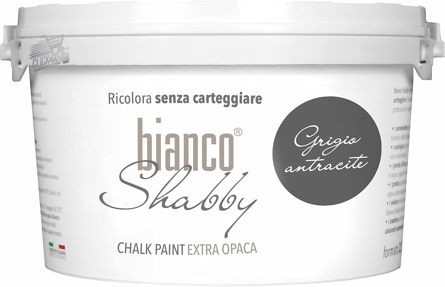 CHALK PAINT Anthracite Grey Paint Wood Furniture Walls Interior Exterior 2.5L