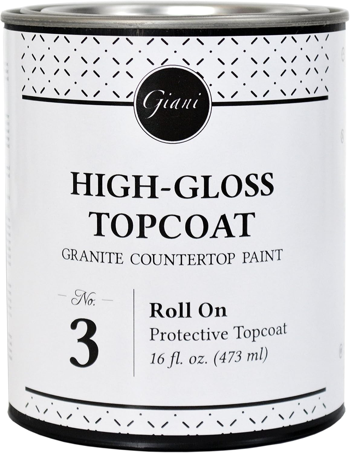 Countertop Paint Clear Acrylic High-Gloss Topcoat- Step 3