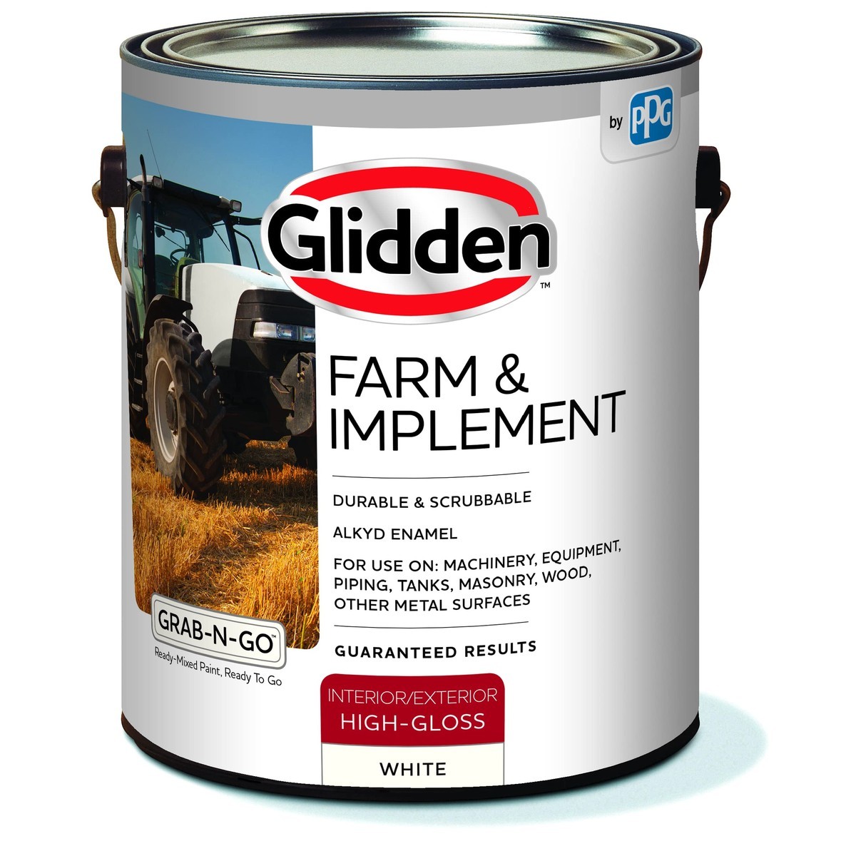 Glidden Alkyd Enamel Interior/Exterior Paint For Use On Machinery Equipment