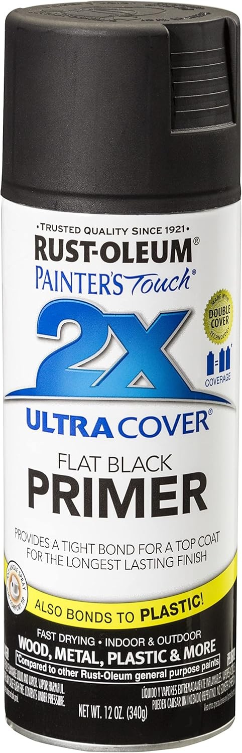 Rust-Oleum 249846 Painter’s Touch 2X Ultra Cover, 12 Ounce (Pack of 1), Flat