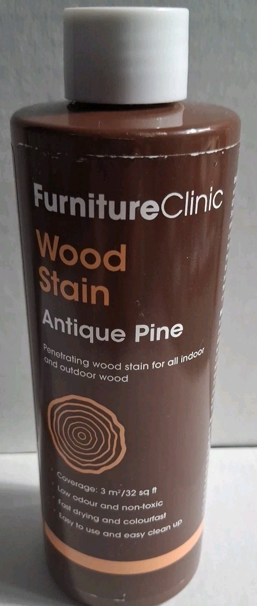 Furniture Clinic Wood Stain | Antique Pine | Fast Drying | Indoor and Outdoor