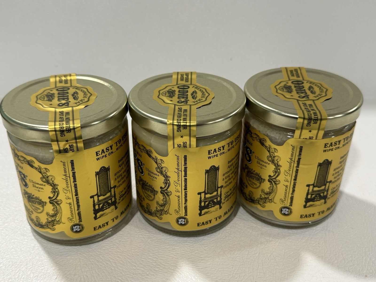 Odie’s Wax All Wood Surfaces Finishing Wax, Odysseus Cornwall’s -9 fl oz