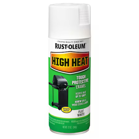 Rust-Oleum 7751830 Spray Paint, White, Satin, Solvent, 12 Oz