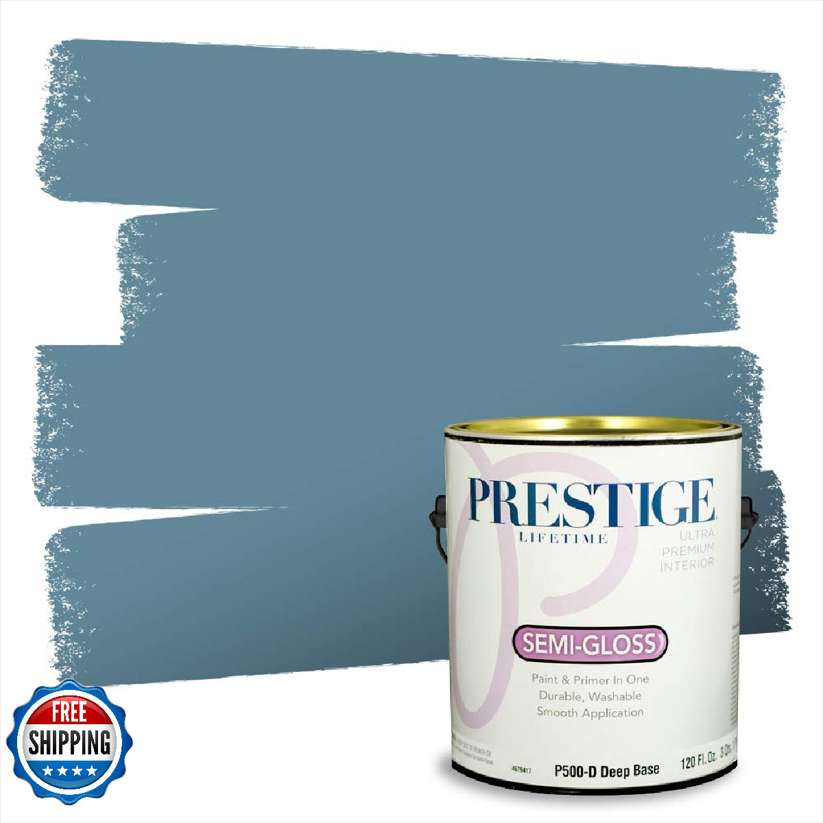 Prestige Paints P500-D-Hc-151Bm Interior Paint And Premiumr In One Semi-Gloss