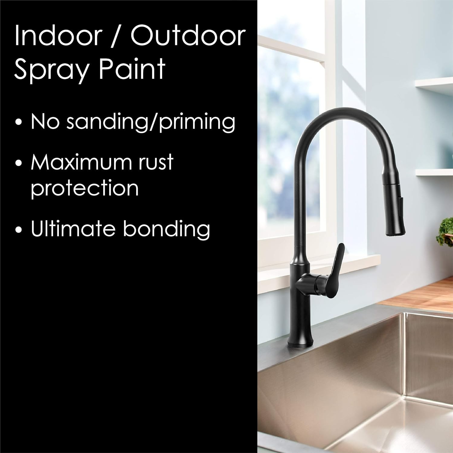 Versatile Matte Black Spray Paint – 12oz Cans Pack of 2 for Home Improvements