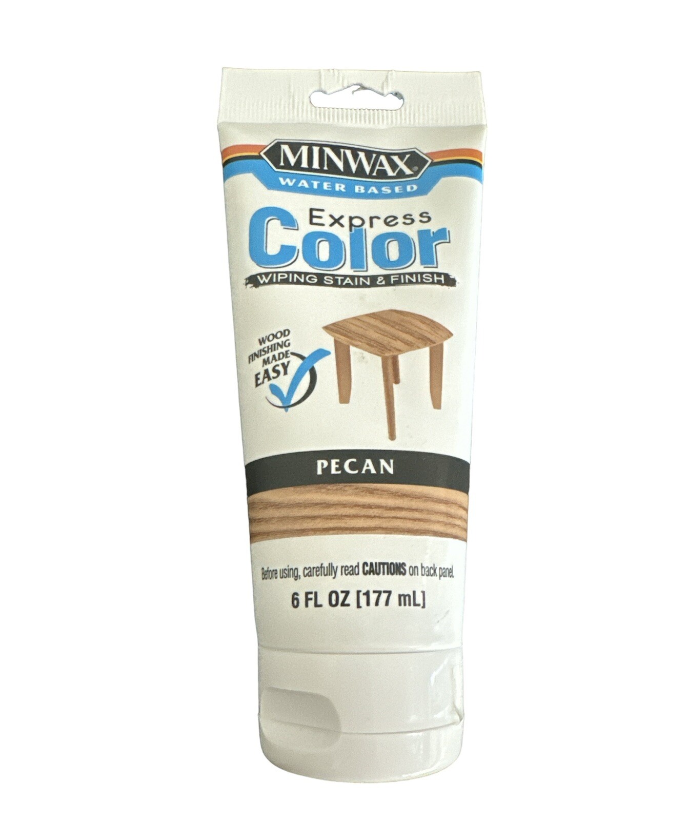 Miniwax Express Color Pecan 6 Oz Water Based Wiping Stain and Finish VHTF