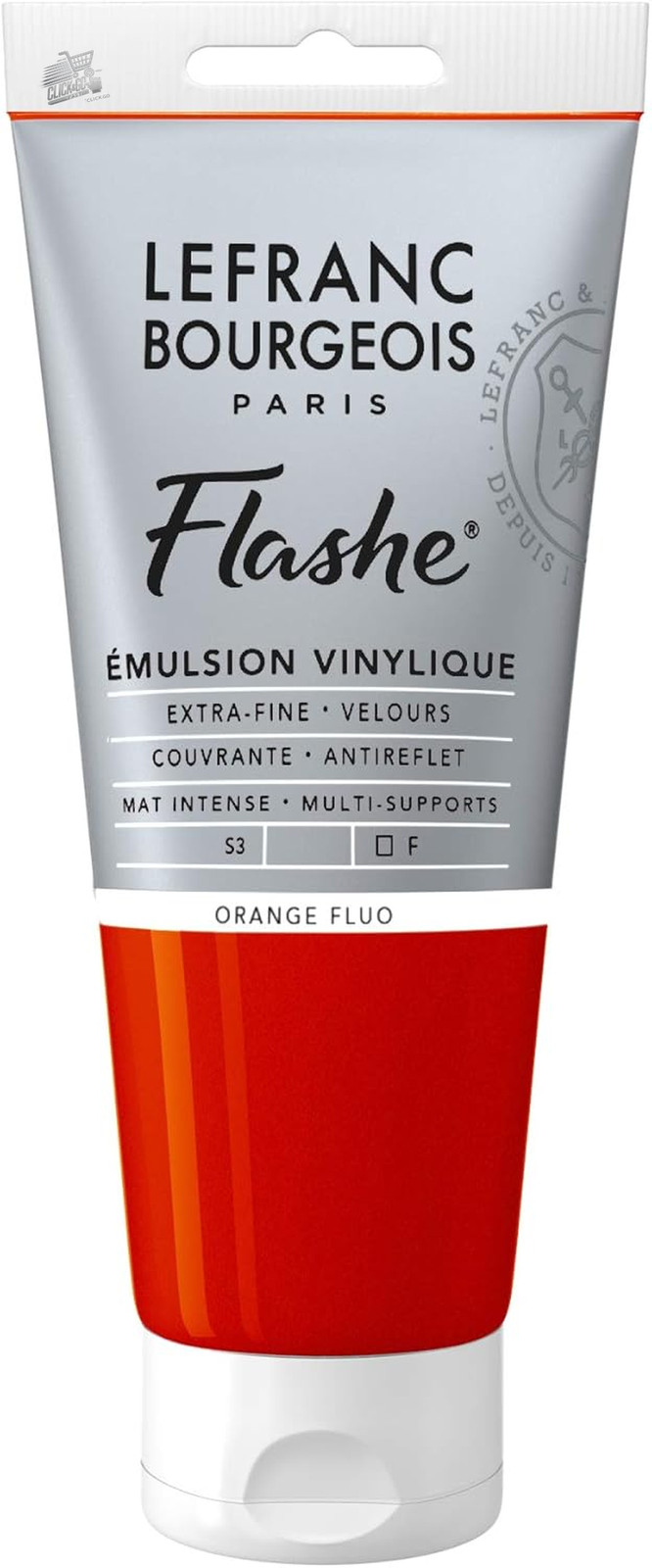 LEFRANC BOURGEOIS ACRYLIC 80ML FLUORESCENT ORANGE FLUORESCENT WINES LINE LB