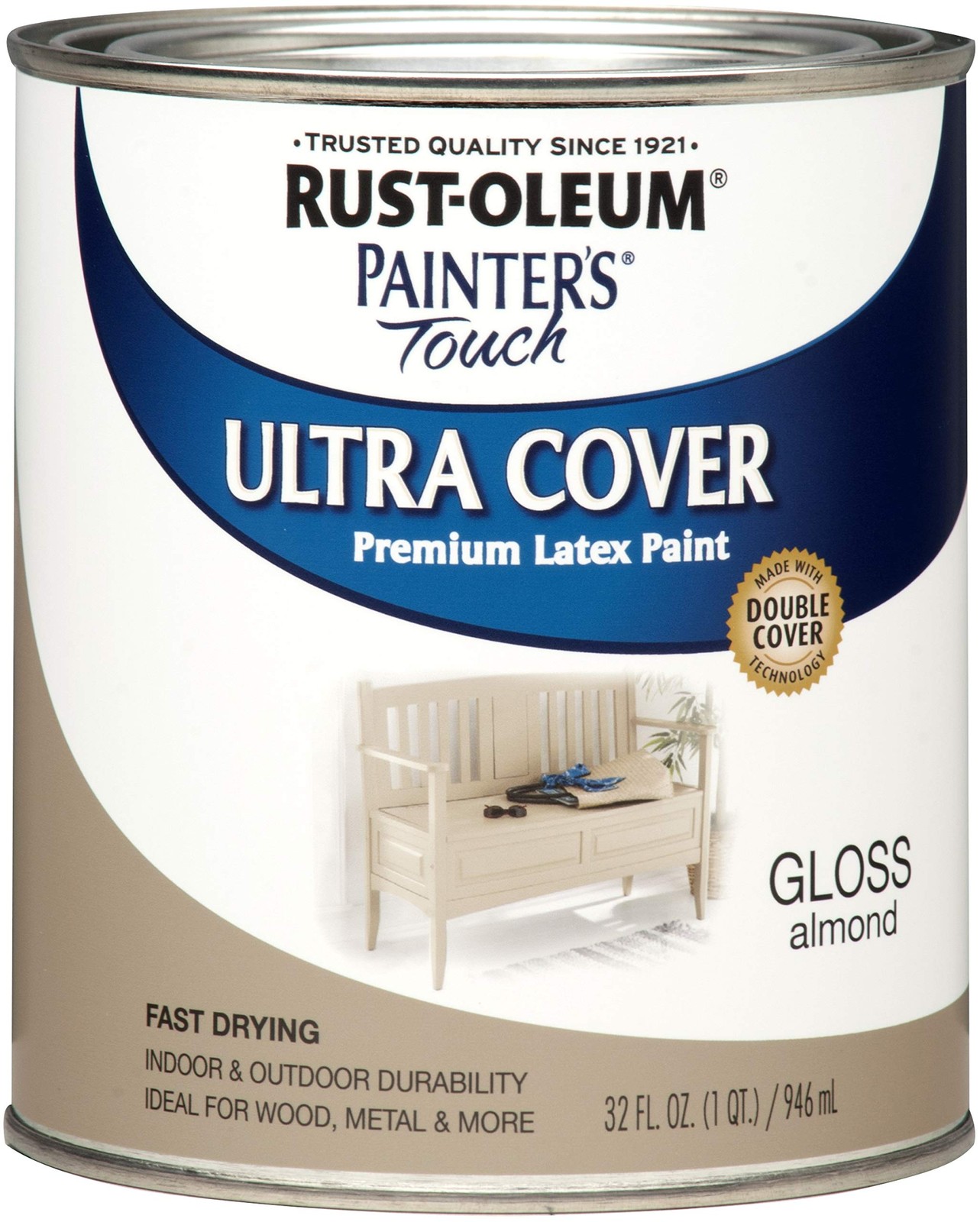 Rust Oleum Painter’s Touch Gloss Almond 1 Quart Multi Surface Paint