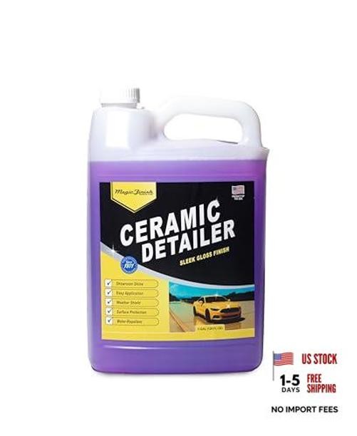 Ceramic Detailer (1 Gallon) – High-Gloss Ceramic Spray 128 Fl Oz (Pack of 1)