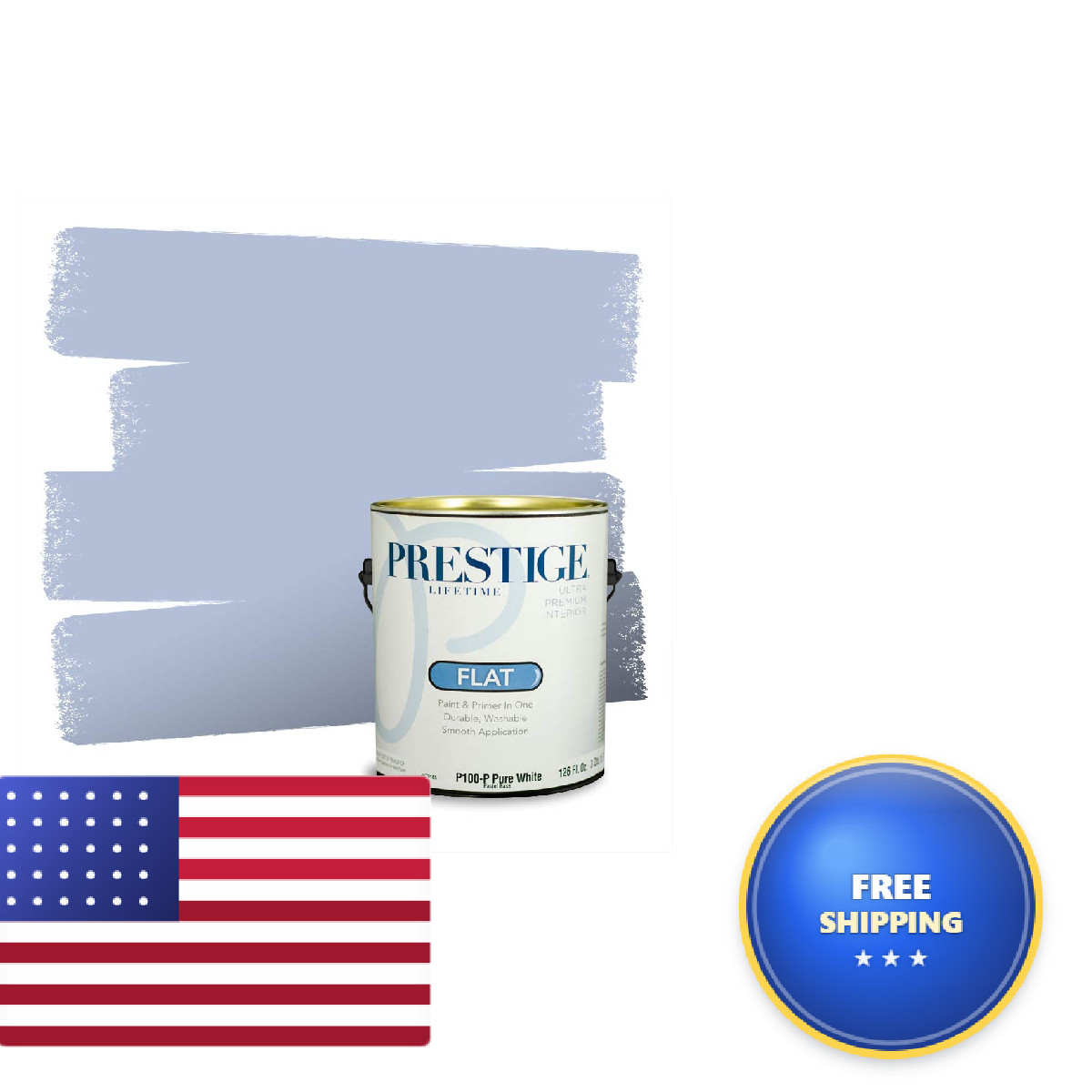 Prestige Paints Interior Paint And Premiumr In One 1-Gallon Flat Comparable Matc