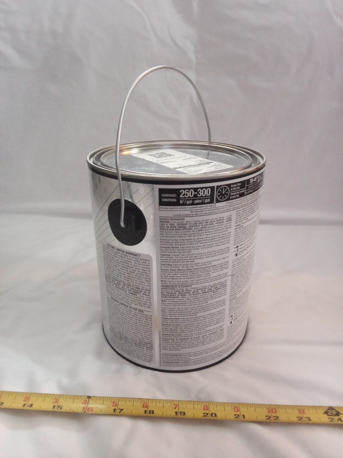 Sherwin Williams Emerald rain refresh exterior acrylic Paint TINTED BLUE, gallon