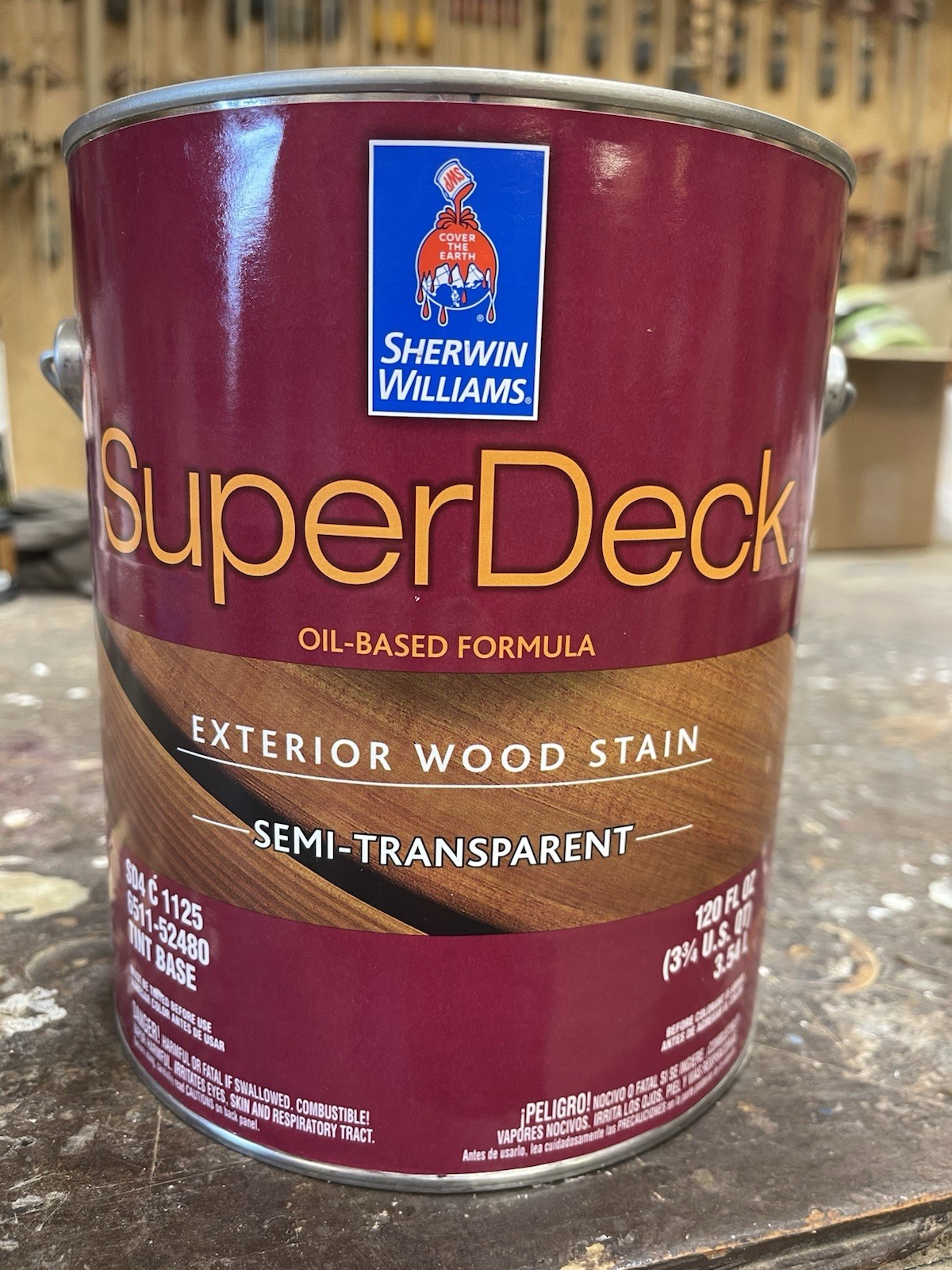 Sherwin Williams Super Deck Solid Color Stain/Semi-Transparent/Covered Bridge