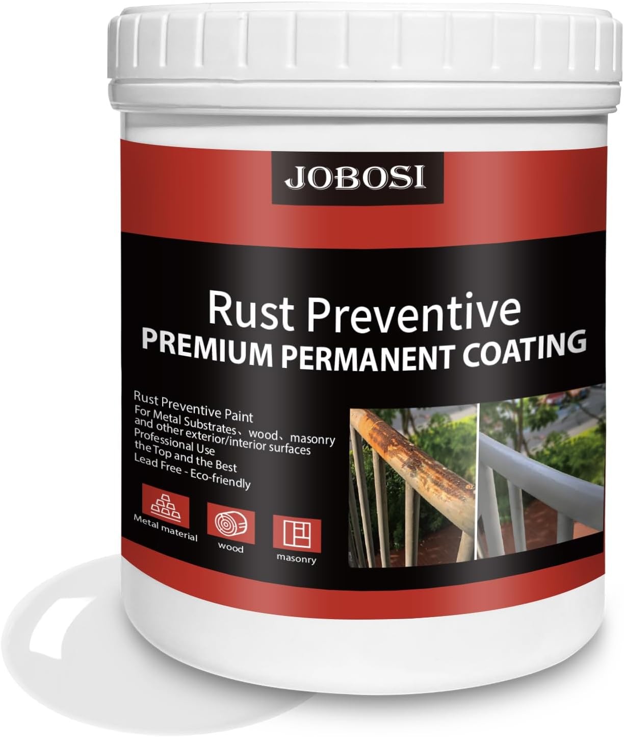 32 Oz Water-Based Rust Preventative Paint, Eco-Friendly Anti-Corrosion Coating