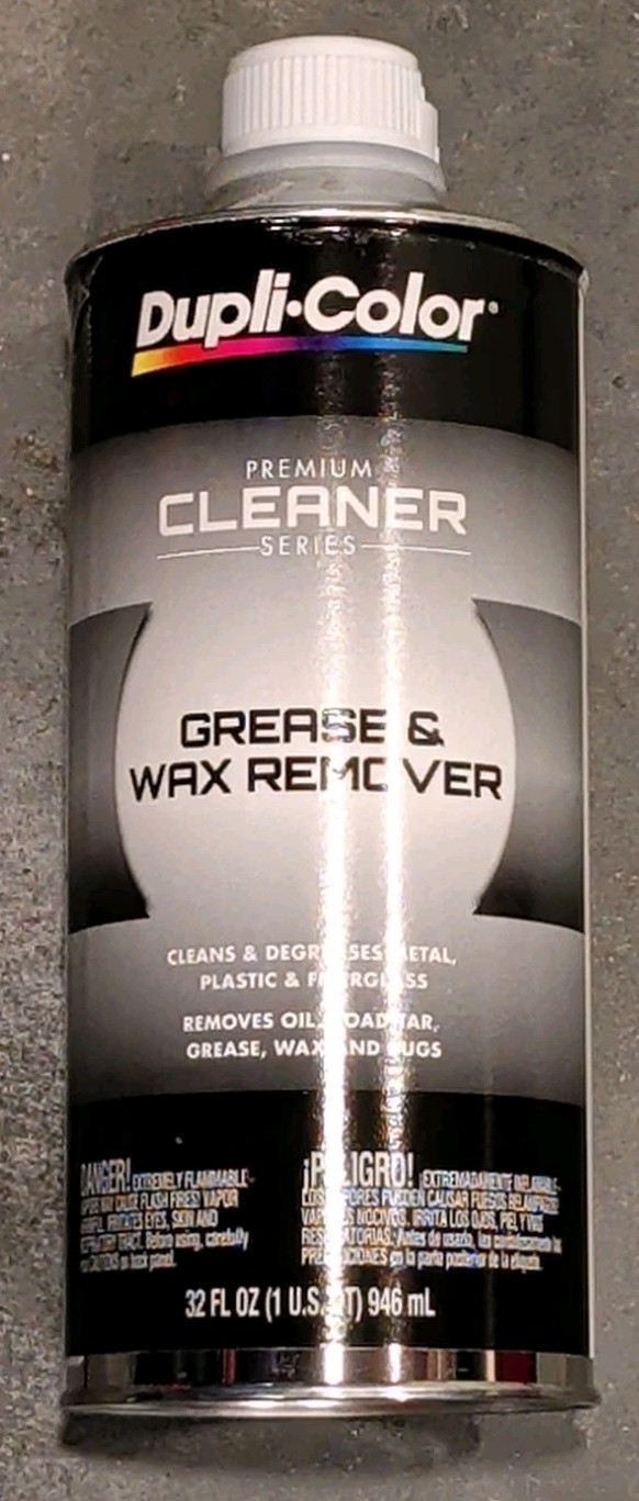 DUPLICOLOR Premium Cleaner Series Grease and Wax Remover – 1 Quart (CM541)