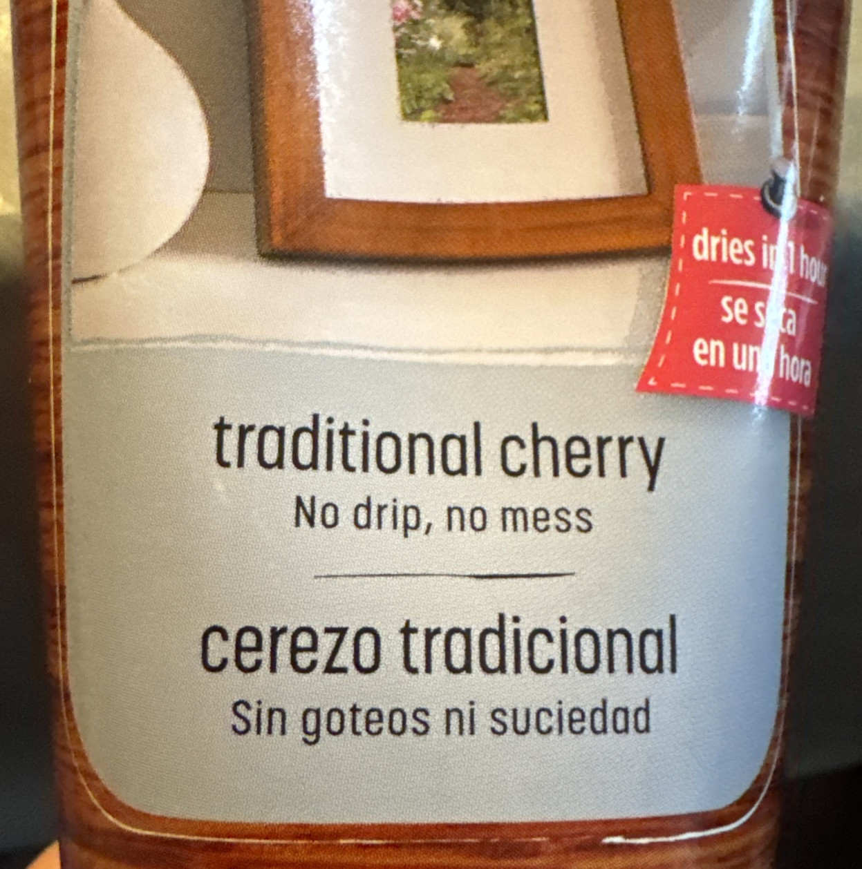 Rust-Oleum Premium Tinte Para Madera Traditional Cherry Wood Stain 6oz Tube, B5