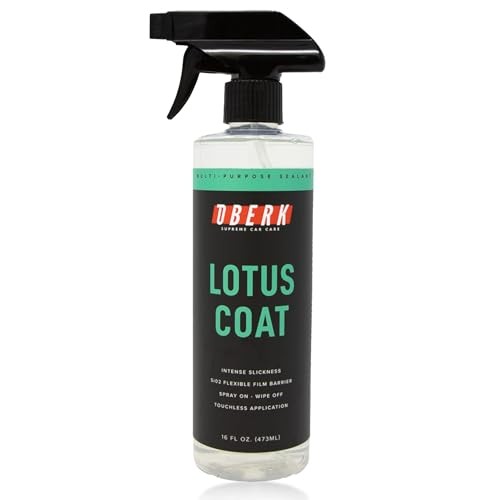 Oberk Lotus Coat SiO₂ Spray Sealant – High Gloss Spray for 16 Fl Oz (Pack of 1)