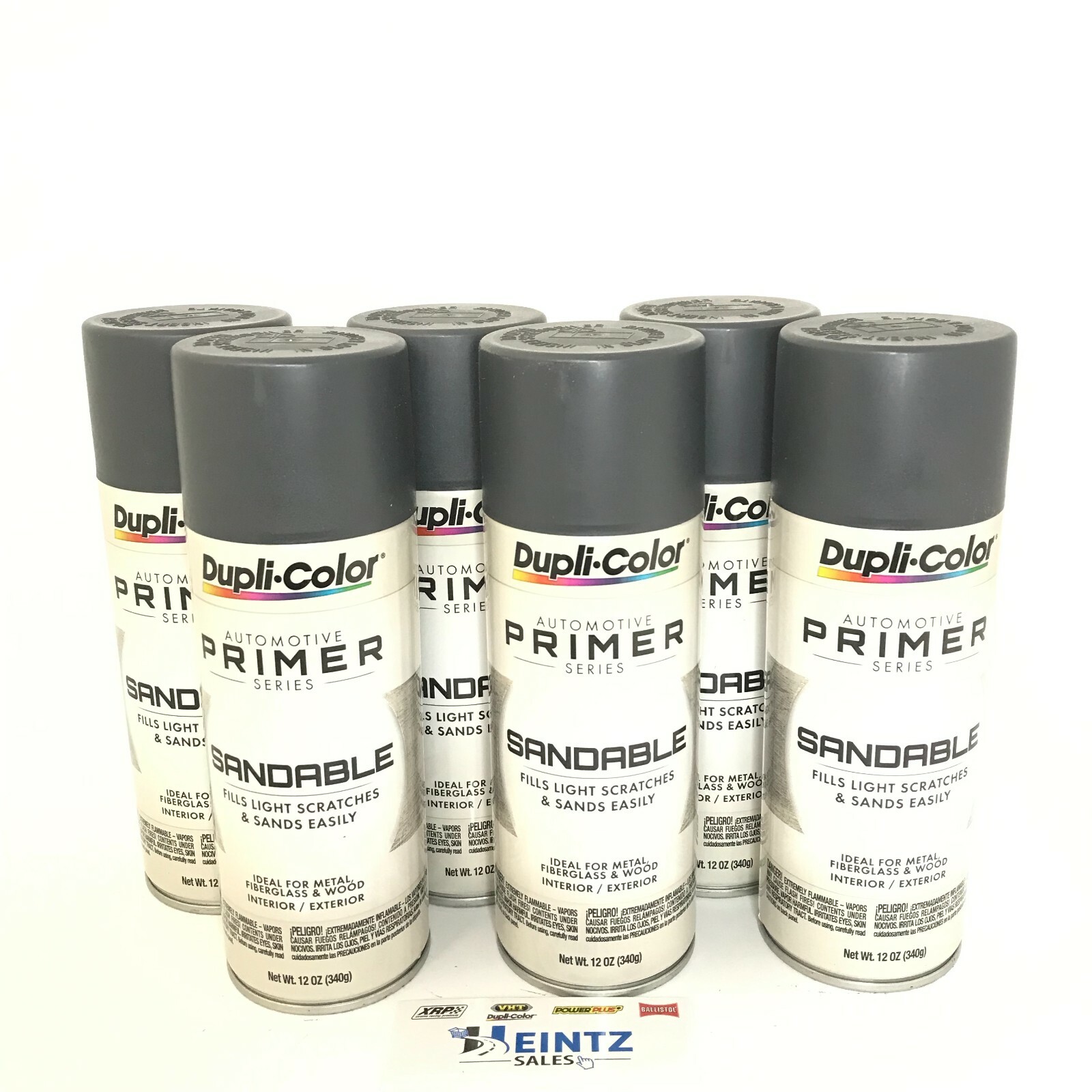 Duplicolor DAP1692-6 PACK GRAY HOT ROD Sandable Filler Primer – 12 oz