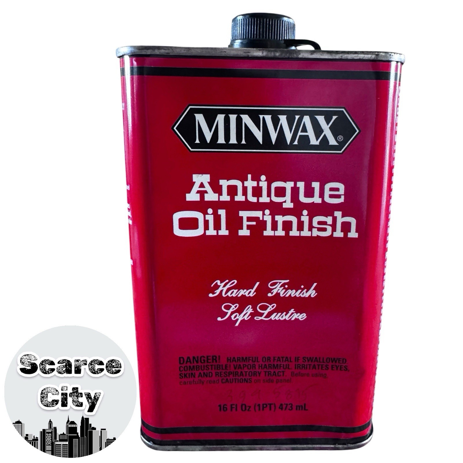 (1) Minwax Antique Oil Finish Hard Finish Soft Lustre Wood 16 oz