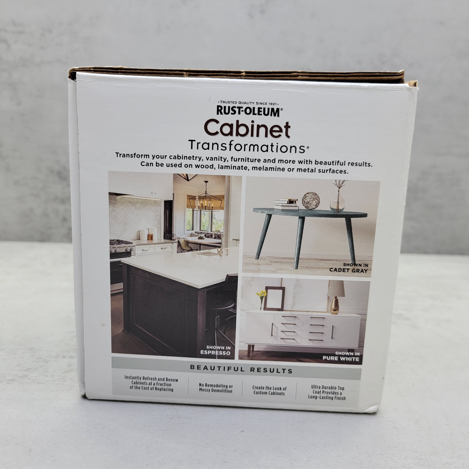 Rust-Oleum 374679 Cabinet Transformations Kit – Midtone Tint Base Kit™