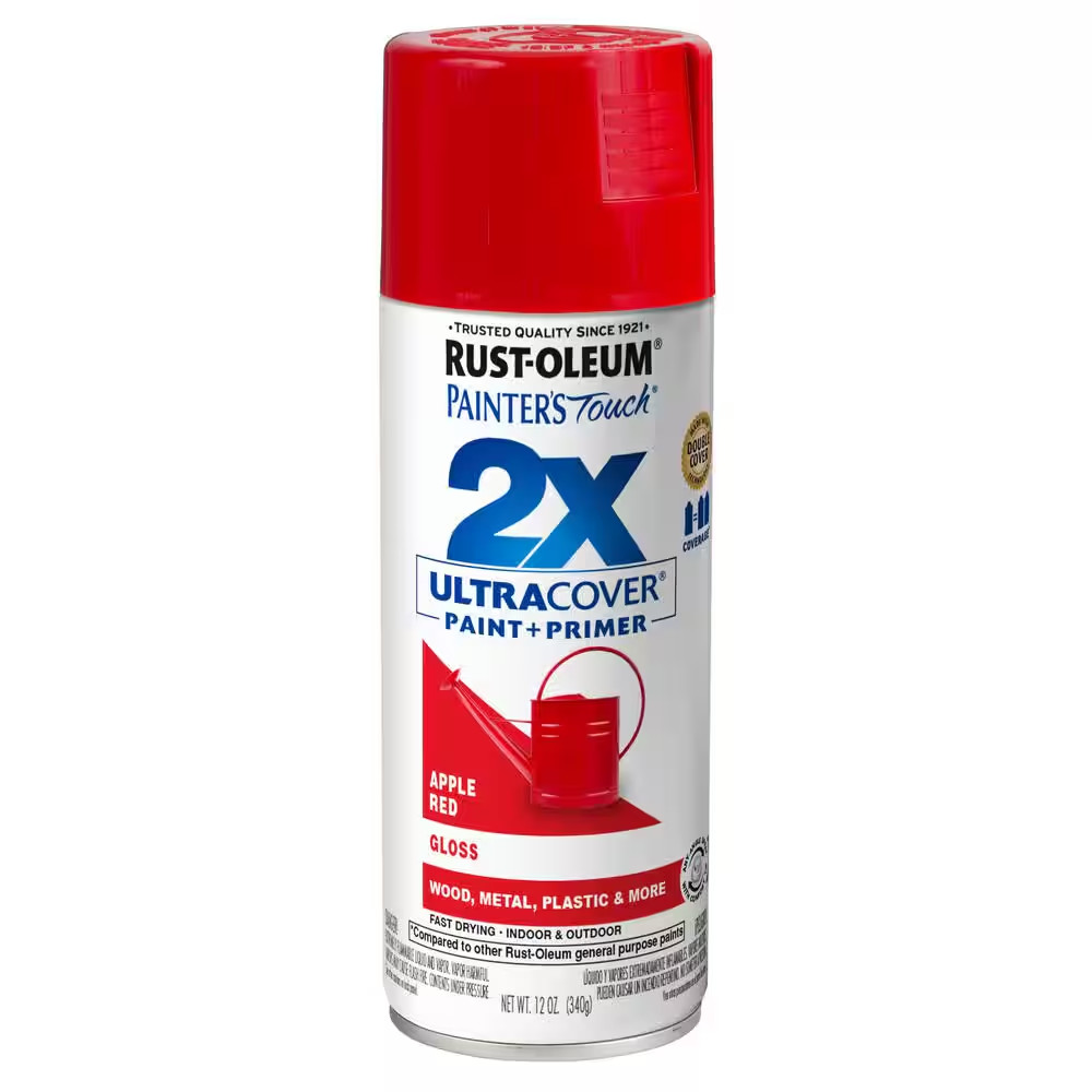 12 Oz. Gloss Apple Red General Purpose Spray Paint
