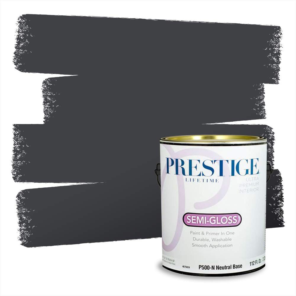Prestige Paints P500-N-4011-1Vp Paint And Premiumr In One Black 1 Gallon